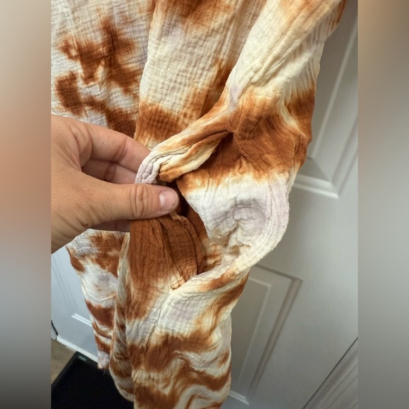 Women’s Young Fabulous And Broke Tie Dye Maxi Caftan Dress Size S/M Beach casual - Picture 5 of 9